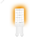 Фото №2 Лампа светодиодная LED 5.5 Вт 560 Лм 3000К теплая G9 капсула 220 В керамика Black Gauss (107009106)