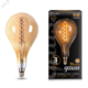 Фото №3 Лампа светодиодная LED 8 Вт 620 Лм 2400К теплая Е27 А160 golden flexible Filament Gauss (150802008)