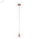 Фото №2 Светильник подвесной декоративный PL033 с проводом 1м E27 ЛОФТ медный Gauss (PL033)